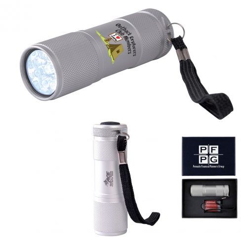 Tube Silver Aluminium LED Torch