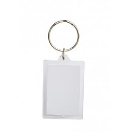 Square Insert Keyring